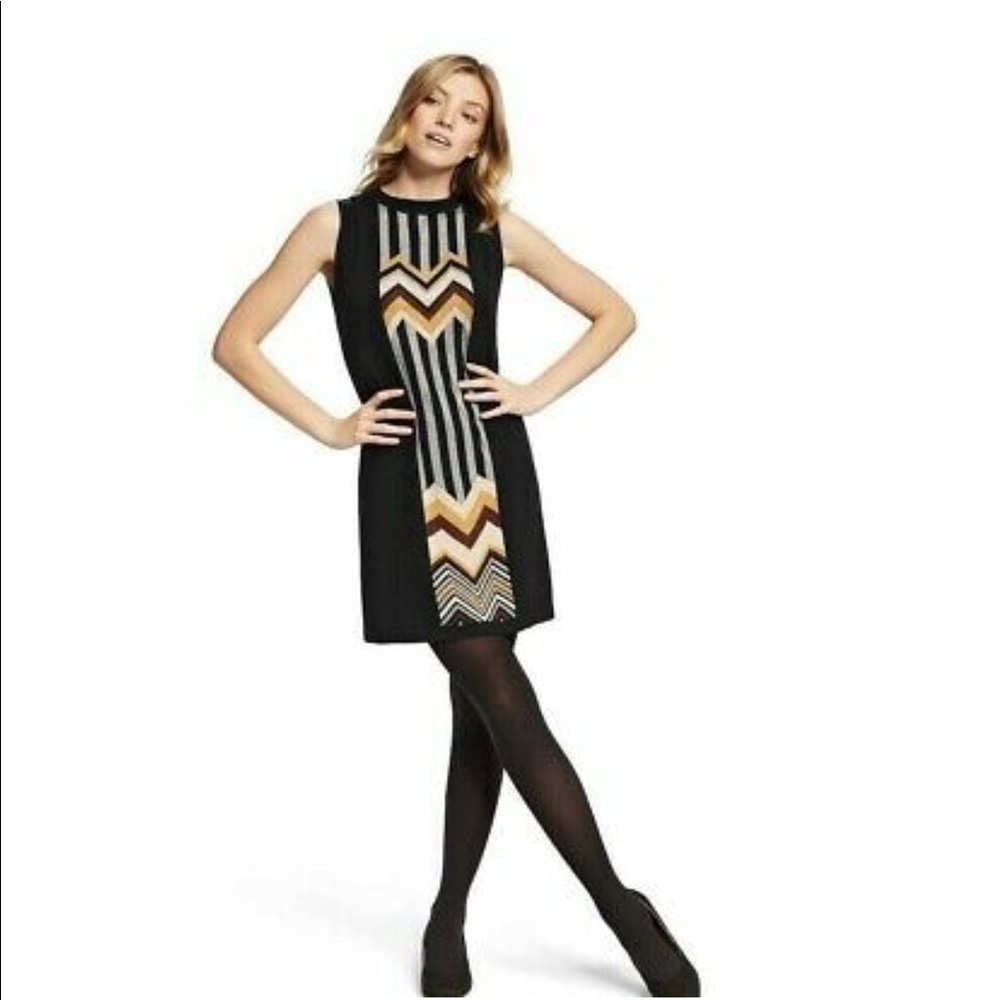 Missing for Target zig zag dress NWT L